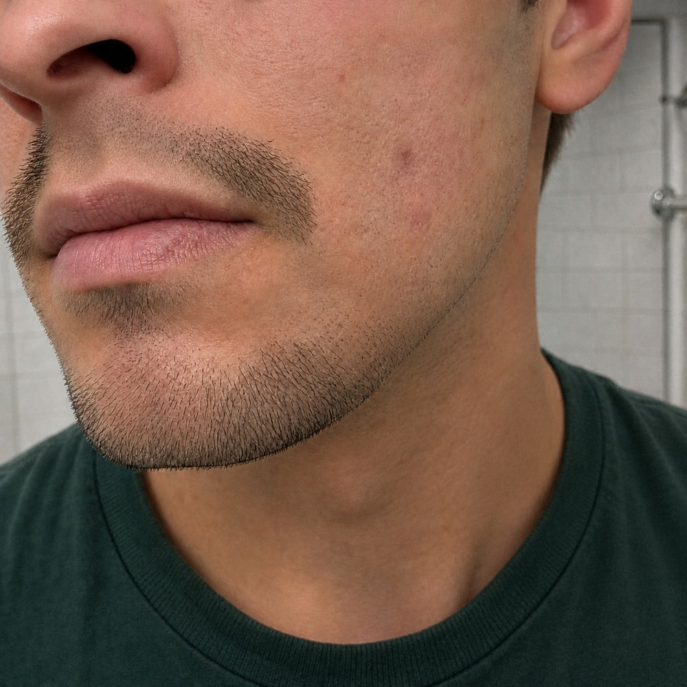 A moustache that never connects